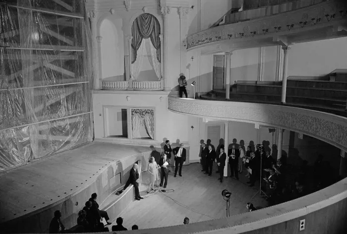 Framed Print : Stewart L Udall Dedicating New Ford Theater