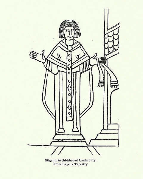 Stigand, Archbishop of Canterbury, wearing Chasuble