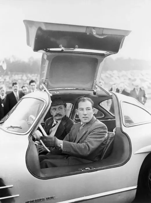 Framed Print : Stirling Moss at the Wheel Framed Print : Stirling Moss at the Wheel