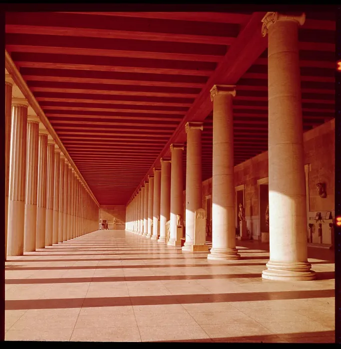 Framed Print : Stoa of Attalos Framed Print : Stoa of Attalos