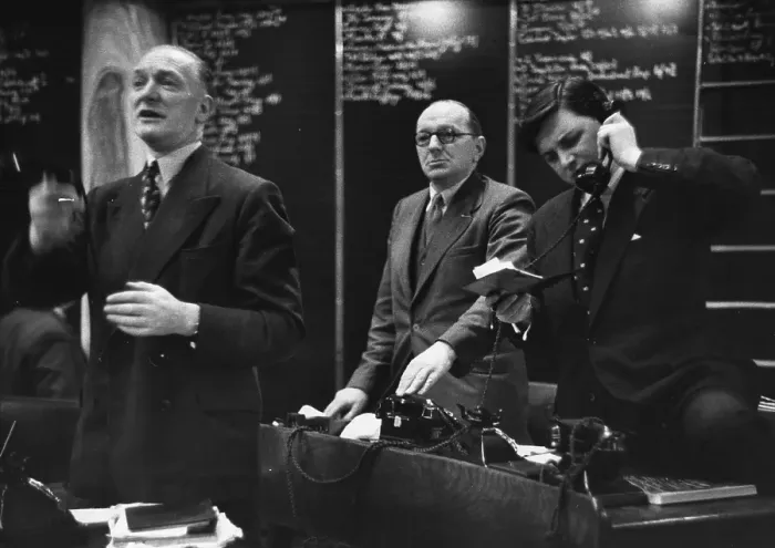 Framed Print : Stock Brokers Framed Print : Stock Brokers