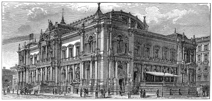 Framed Print : Stock exchange in Leipzig, Germany