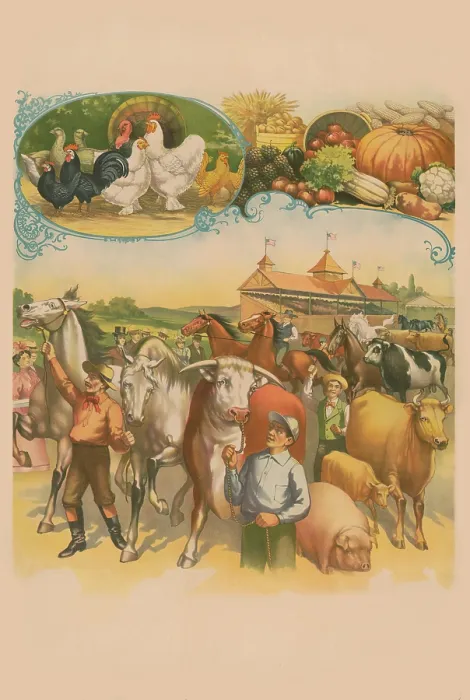 Framed Print : Stock Stock Farm Show Poster Framed Print : Stock Stock Farm Show Poster