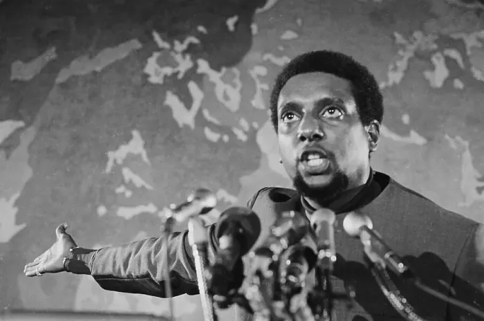 Framed Print : Stokely Carmichael Giving Speech Framed Print : Stokely Carmichael Giving Speech