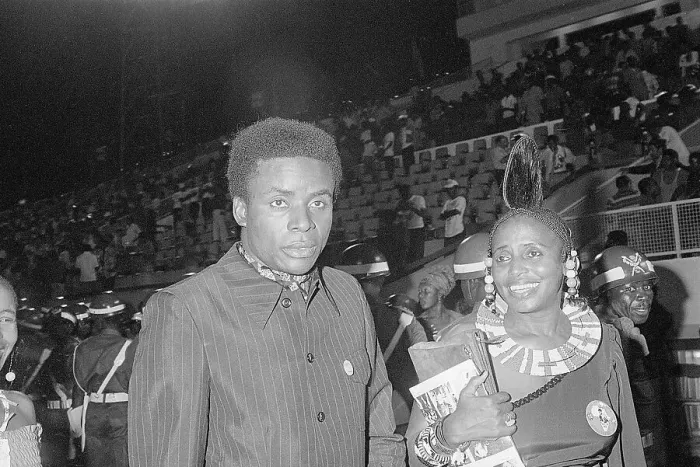 Framed Print : Stokely Carmichael and Miriam Makeba Framed Print : Stokely Carmichael and Miriam Makeba