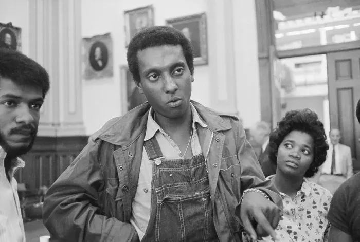 Framed Print : Stokely Carmichael at Press Conference Framed Print : Stokely Carmichael at Press Conference