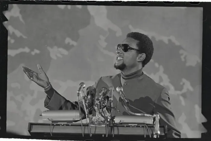 Framed Print : Stokely Carmichael Speaking Before Microphones Framed Print : Stokely Carmichael Speaking Before Microphones