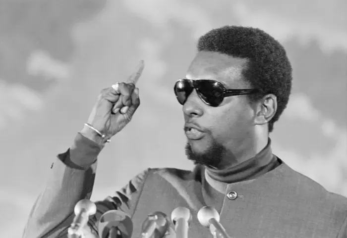 Framed Print : Stokely Carmichael Speaking At Microphones Framed Print : Stokely Carmichael Speaking At Microphones