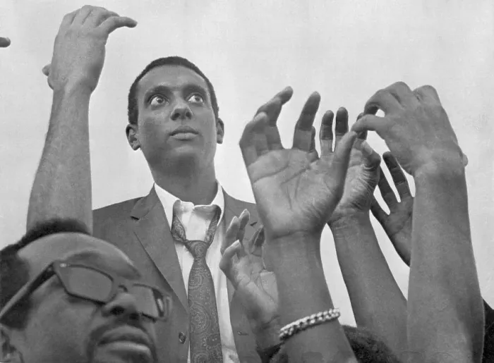 Framed Print : Stokely Carmichael Speaks to Watts Crowd Framed Print : Stokely Carmichael Speaks to Watts Crowd