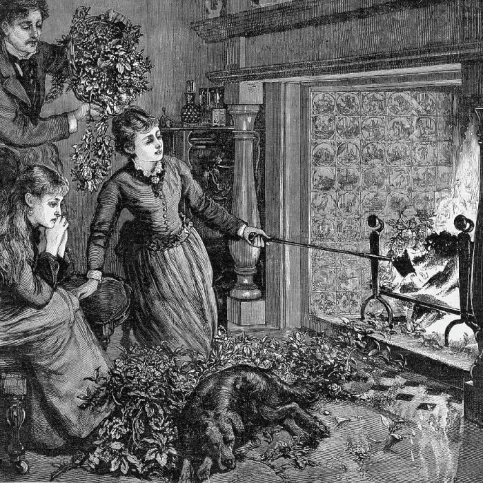 Framed Print : Stoking the Fire at Christmastime Framed Print : Stoking the Fire at Christmastime
