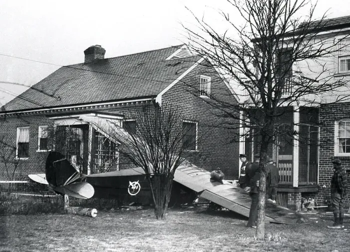 Framed Print : Stolen Airplane Crashed in Backyard Framed Print : Stolen Airplane Crashed in Backyard