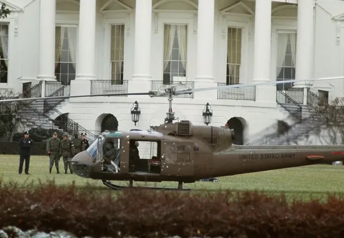 Framed Print : Stolen Helicopter At White House Framed Print : Stolen Helicopter At White House