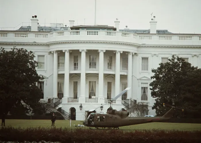 Framed Print : Stolen Helicopter At White House Framed Print : Stolen Helicopter At White House