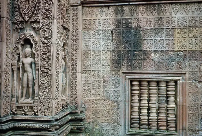 Framed Print : Stone Carvings At Angkor Framed Print : Stone Carvings At Angkor