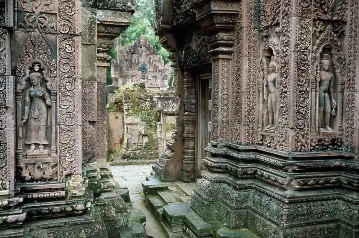 Framed Print : Stone Carvings At Angkor Framed Print : Stone Carvings At Angkor