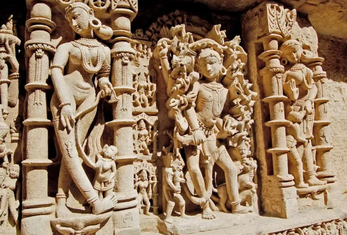 Framed Print : Stone Carvings at Rani ki Vav, Patan Framed Print : Stone Carvings at Rani ki Vav, Patan