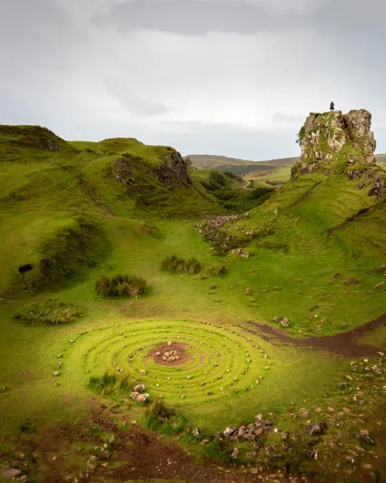Framed Print : Stone Circle of Fairy Glen, isle of Skye Framed Print : Stone Circle of Fairy Glen, isle of Skye