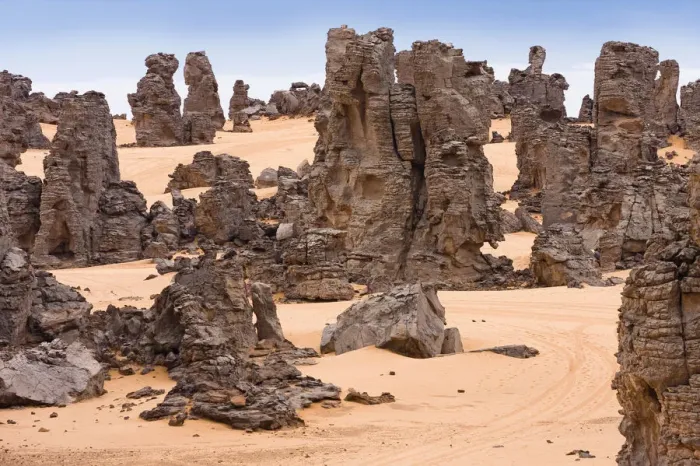 Framed Print : Stone desert, Tassili Maridet, Libyan Desert, Libya, Sahara, North Africa, Africa Framed Print : Stone desert, Tassili Maridet, Libyan Desert, Libya, Sahara, North Africa, Africa