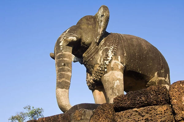 Stone elephant, East Mebon, Angkor