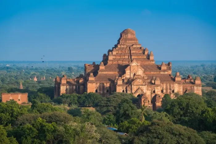 Framed Print : Stone pagoda in Bagan pagoda field Framed Print : Stone pagoda in Bagan pagoda field