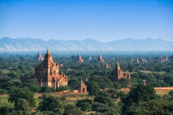 Stone pagoda in Bagan pagoda field