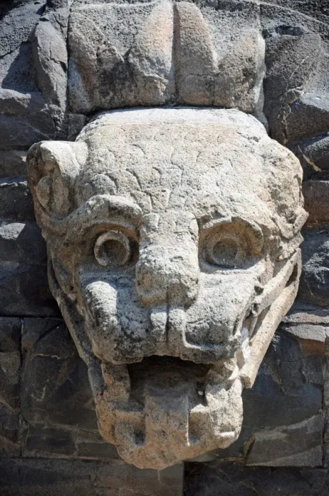 Framed Print : Stone Serpent Head Sculpture, Teotihuacan Framed Print : Stone Serpent Head Sculpture, Teotihuacan
