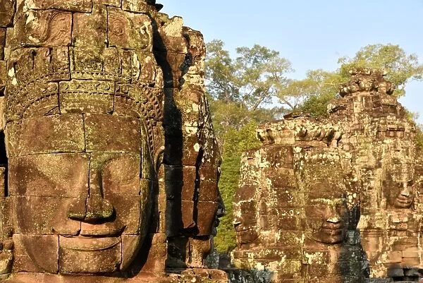 Stone statue at angkor thom Cambodia