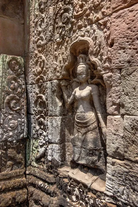 Framed Print : Stone Wall Carvings (Bas Relief) At Prasat Ta Prohm, Angkor, Siem Reap, Cambodia Framed Print : Stone Wall Carvings (Bas Relief) At Prasat Ta Prohm, Angkor, Siem Reap, Cambodia