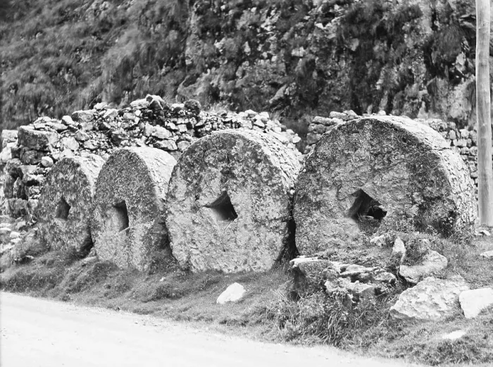 Framed Print : Stone Wheels Found In Andes Framed Print : Stone Wheels Found In Andes