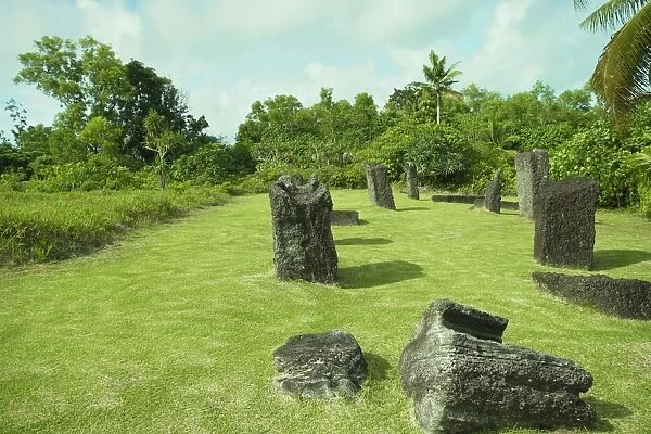Stonehenge, ancient prehistoric stone monument at Palau island