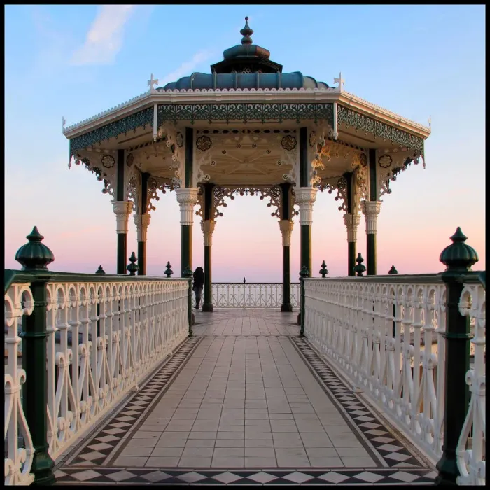 Framed Print : Stood up at the bandstand Framed Print : Stood up at the bandstand