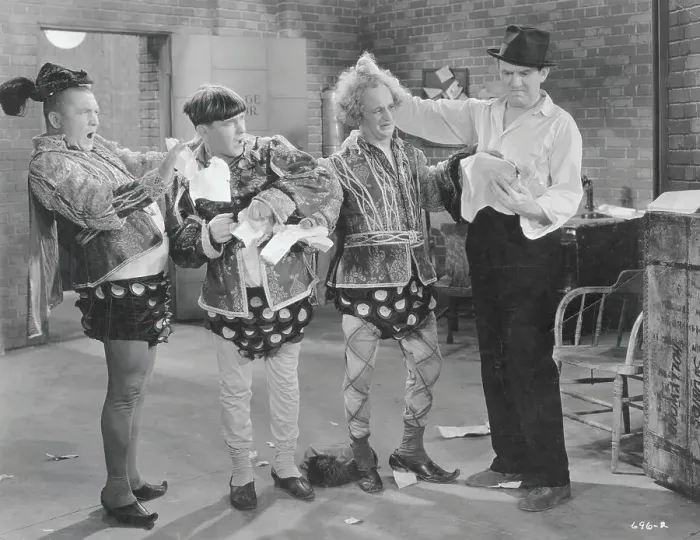 Framed Print : The Three Stooges in Film Scene Framed Print : The Three Stooges in Film Scene
