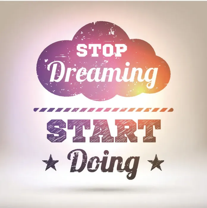Framed Print : Stop dreaming start doing - Shining Background Framed Print : Stop dreaming start doing - Shining Background