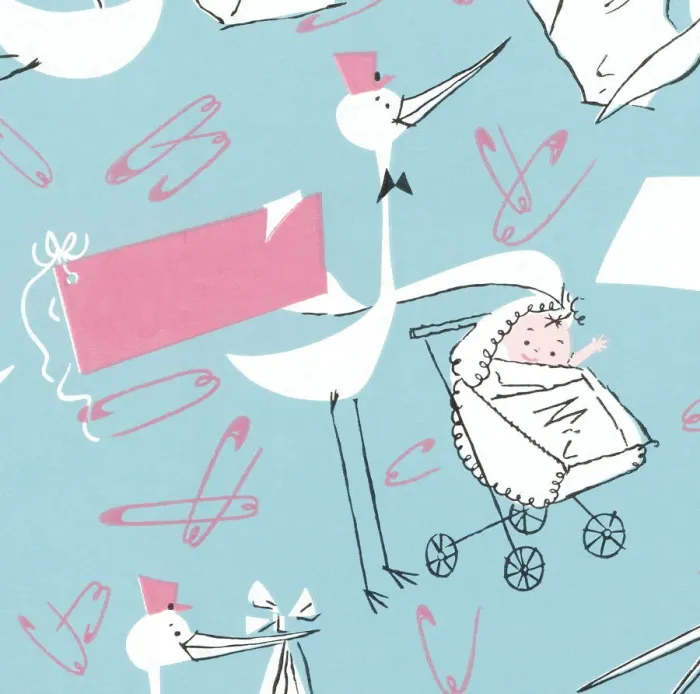Framed Print : Stork delivery pattern Framed Print : Stork delivery pattern