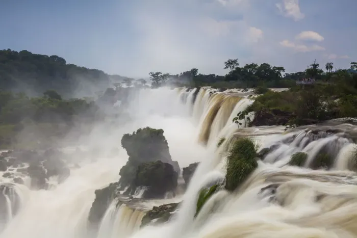 Framed Print : Storm clouds over the Iguazu Falls Framed Print : Storm clouds over the Iguazu Falls