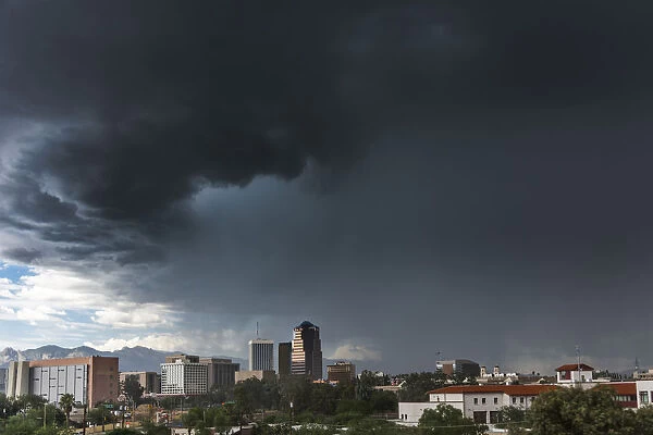 Storm over Tucson, south Arizona