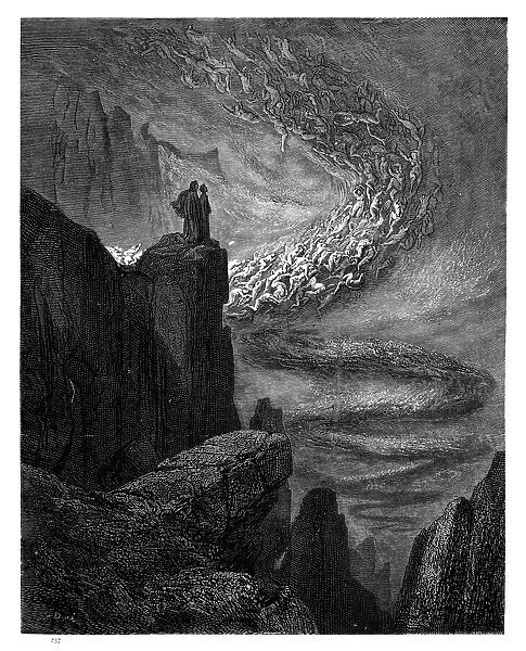 The stormy blast of hell engraving
