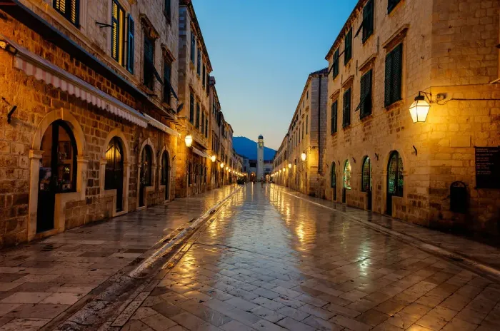 Framed Print : Stradun Dubrovnik Framed Print : Stradun Dubrovnik