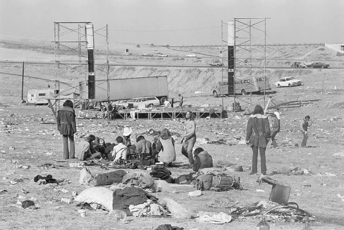 Framed Print : Stragglers and Trash at Altamont Speedway Framed Print : Stragglers and Trash at Altamont Speedway