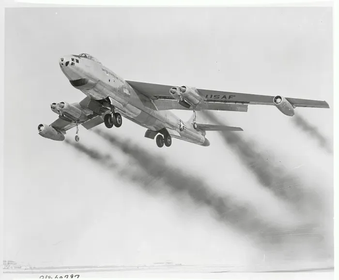 Framed Print : Stratojet Bomber Performing a Test Flight Framed Print : Stratojet Bomber Performing a Test Flight