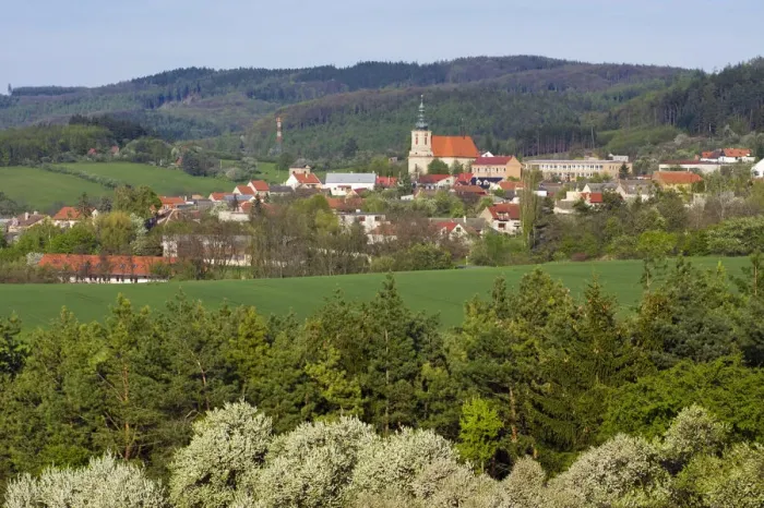 Framed Print : StřAzAilky and Chřiby Mountains, KroměřAzAiaAY district, ZlAzAin region, Moravia, Czech Republic, Europe