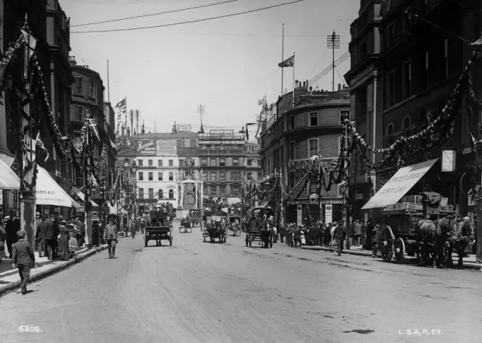 Framed Print : Street Decorations