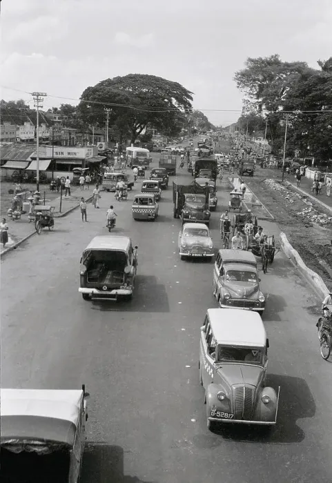 Framed Print : A Street in Djakarta Framed Print : A Street in Djakarta