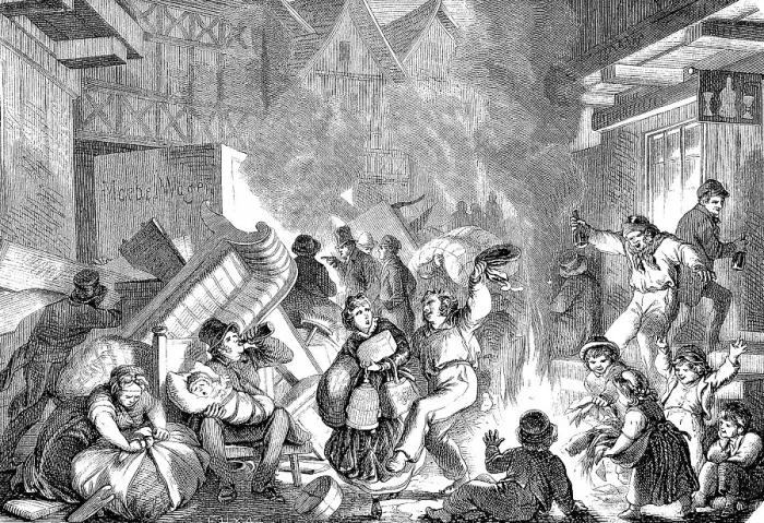 Framed Print : The street fires in Hamburg on 1 May, Germany, Celebration, Historic, digitally restored reproduction of an original 19th-century master copy, exact original date not known Framed Print : The street fires in Hamburg on 1 May, Germany, Celebration, Historic, digitally restored reproduction of an original 19th-century master copy, exact original date not known