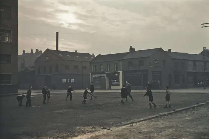 Framed Print : Street Football In Belfast