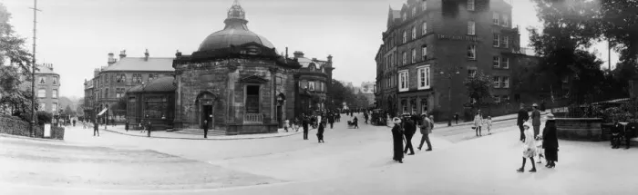 Framed Print : Street In Harrogate Framed Print : Street In Harrogate