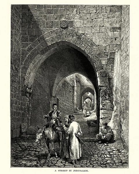 Street in Jerusalem, 19th Century