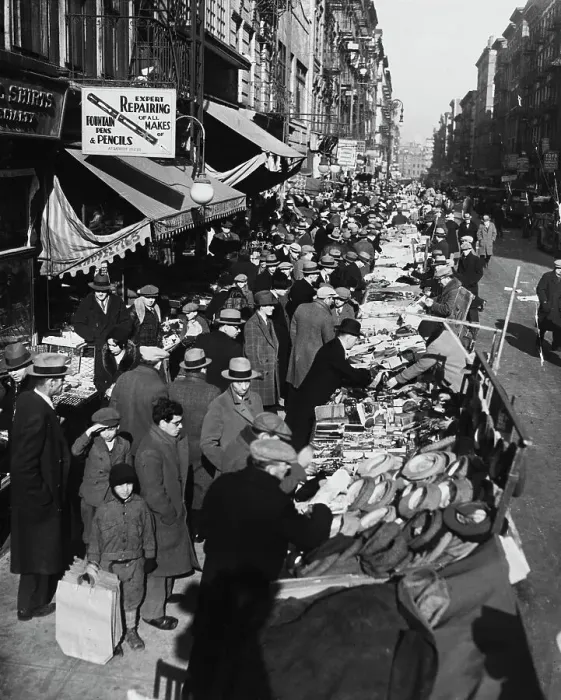 Framed Print : Street Market in New York Framed Print : Street Market in New York