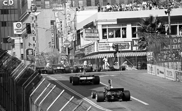 Framed Print : Street Races at Inaugural Grand Prix of Long Beach 1975 Framed Print : Street Races at Inaugural Grand Prix of Long Beach 1975
