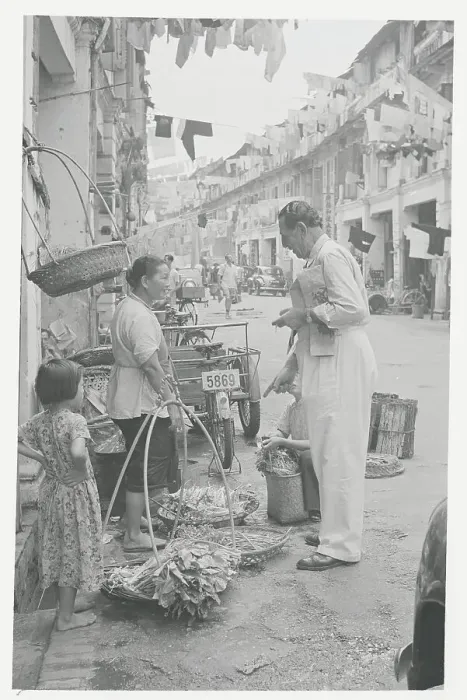 Framed Print : Street Vendor in Chinese Community Framed Print : Street Vendor in Chinese Community